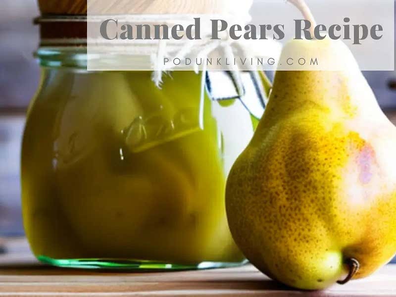 Canned Pears Recipe Samsung Food