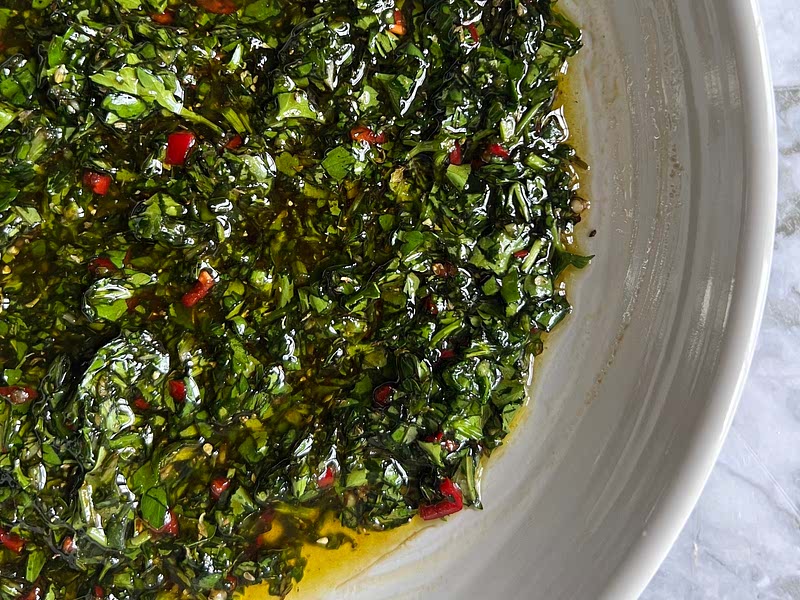 Basil Chili Garlic Dipping Oil Recipe Samsung Food