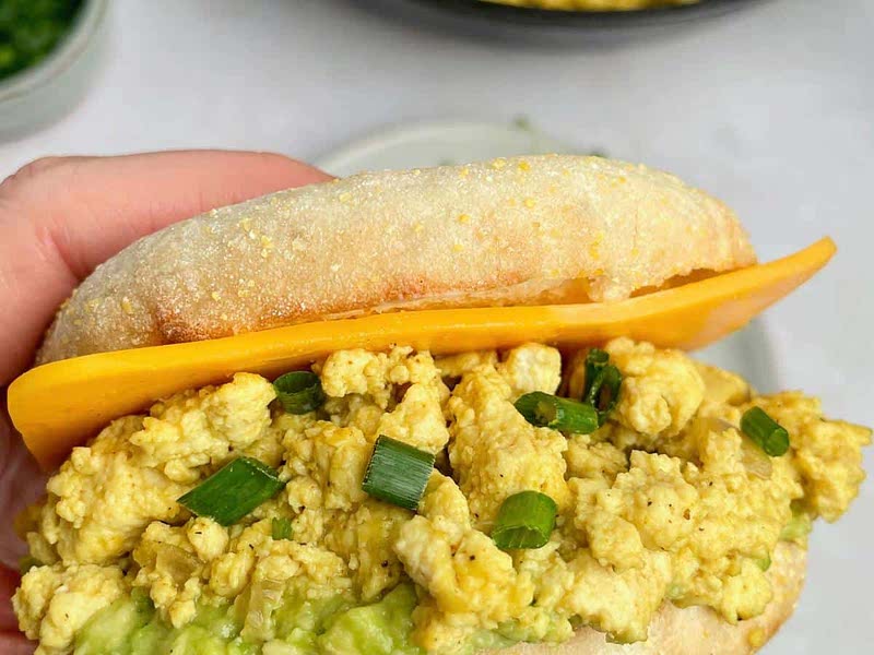 Tofu Scramble Sandwich Recipe Samsung Food