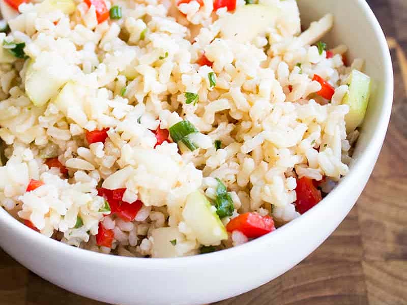 Brown Rice & Apple Salad Recipe - Samsung Food
