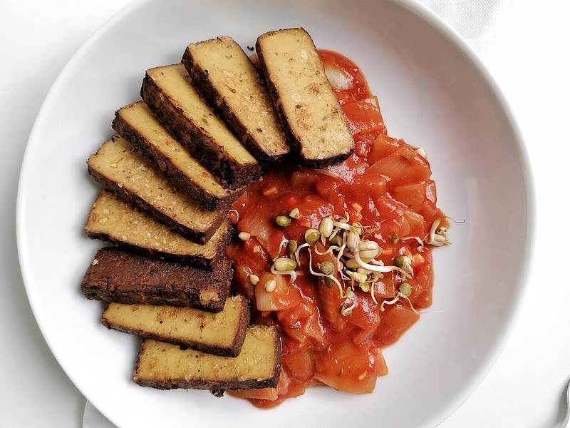 Marinara mit gebratenem Tofu Recipe Samsung Food