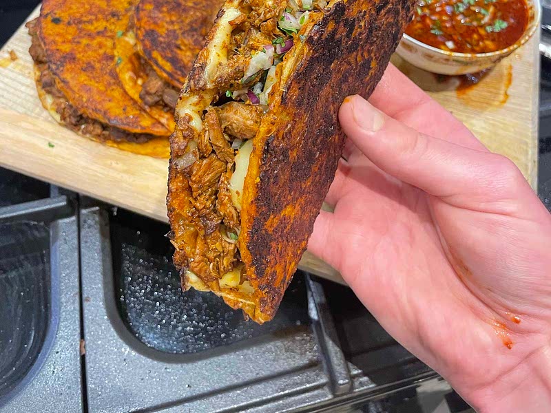 Slow Cooker Curried Lamb Paratha Tacos Recipe Samsung Food