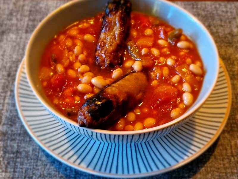 Slow Cooker Sausage & Bean Casserole Recipe Samsung Food