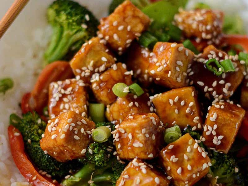 Quick Teriyaki Tofu Vegetable Stir Fry (Vegan) Recipe Samsung Food