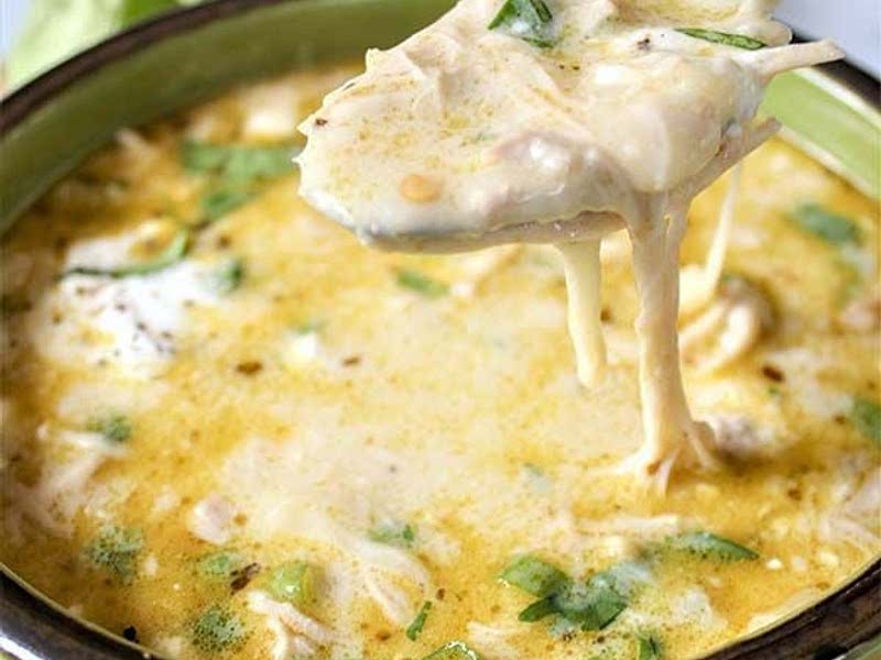 Crock Pot Green Enchilada Chicken Soup Recipe Samsung Food