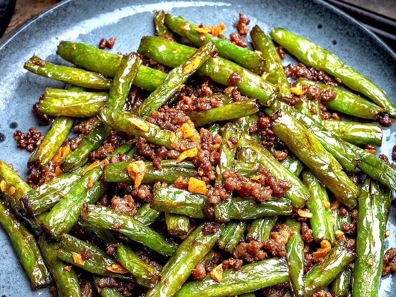 Chinese Green Beans and Ground Beef recipe Recipe Samsung Food