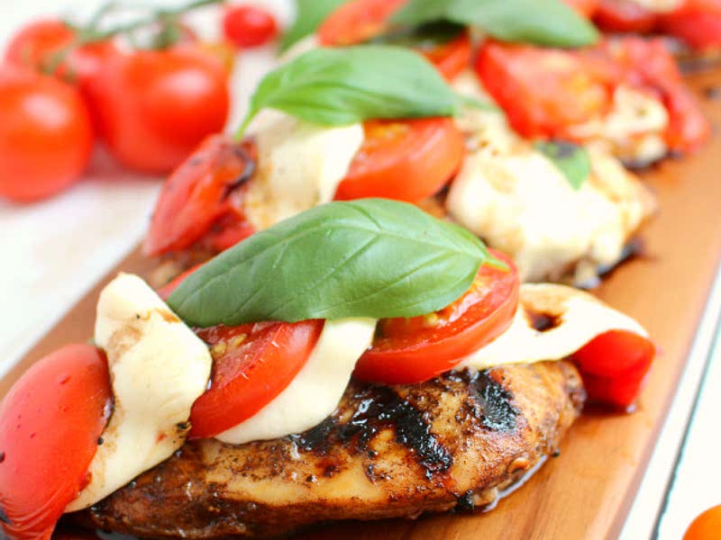 Grilled Caprese Chicken Recipe - Samsung Food