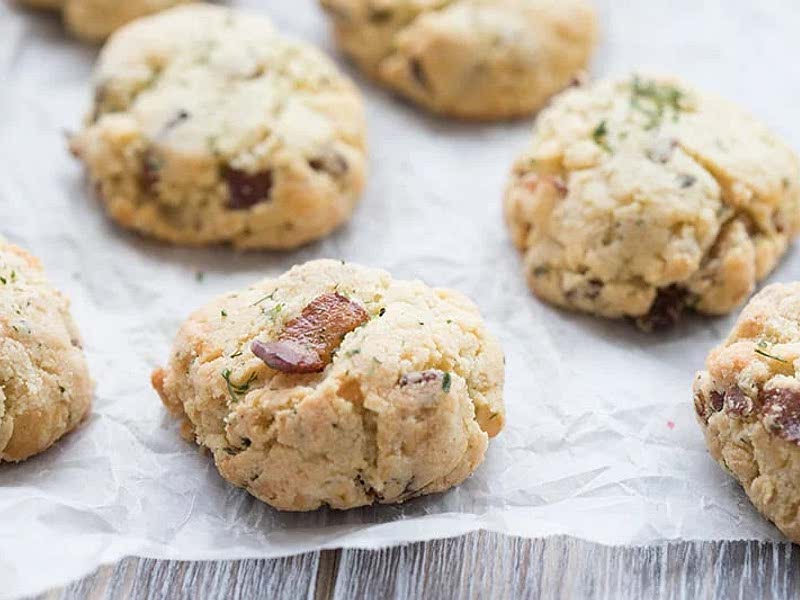 Keto Bacon Cheddar Biscuits Recipe Samsung Food