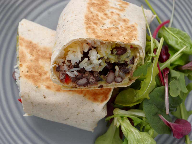 Black bean burrito Recipe Samsung Food