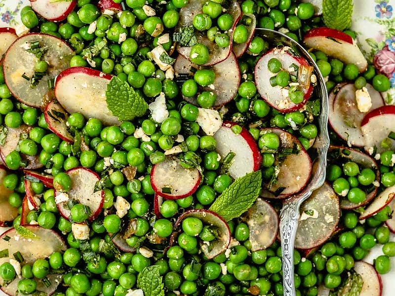 Spring Peas with Radish and Mint Recipe Samsung Food
