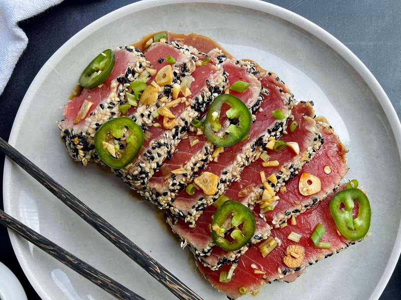 Tuna Tataki 10 min dinner Recipe Samsung Food