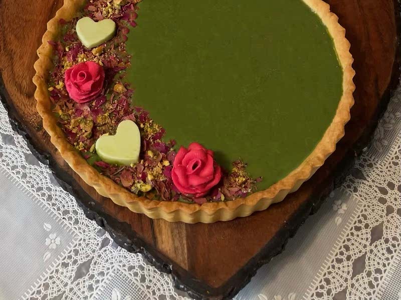 Matcha strawberry tart Recipe Samsung Food