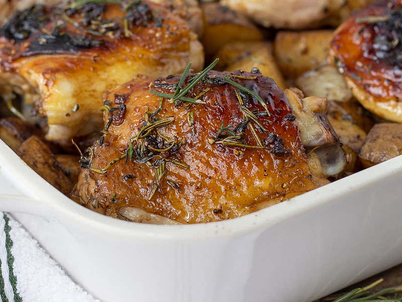 Rosemary and Thyme Chicken Thighs Recipe Samsung Food