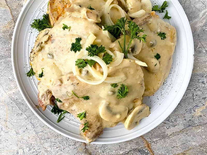 Crock Pot Pork Chops and Gravy Recipe Samsung Food
