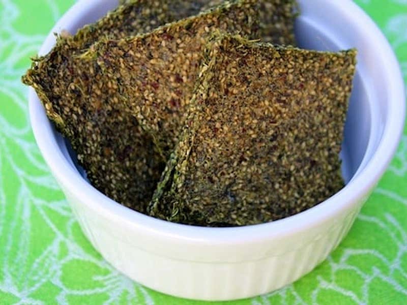 How to Make Green Juice Pulp Crackers Recipe Samsung Food