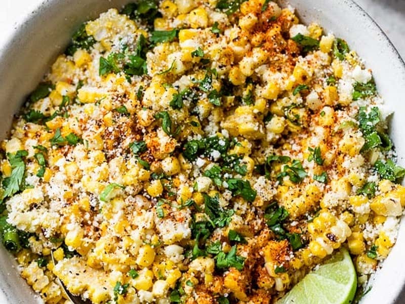 Grilled Corn Salad with Cotija Recipe Samsung Food
