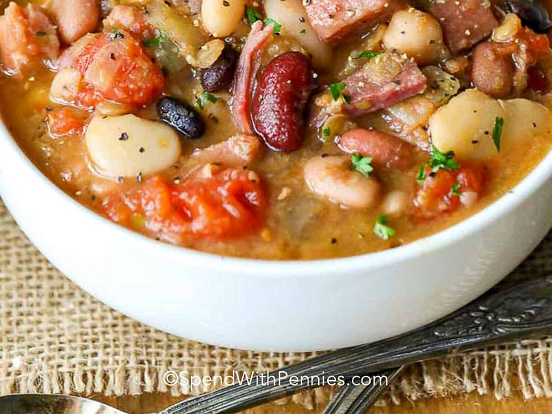 Ham and Bean Soup {Crock Pot Version} Recipe Samsung Food