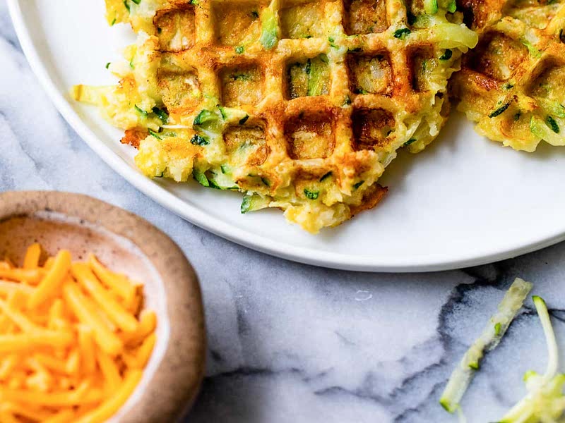 Savory Zucchini Waffles Recipe Samsung Food