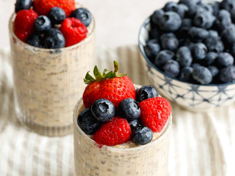 Healthy High Protein Overnight Oats (without Protein Powder) Recipe Whisk