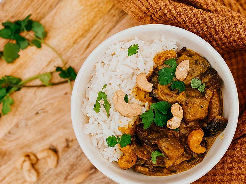 Vegan Mushroom Korma Recipe Samsung Food