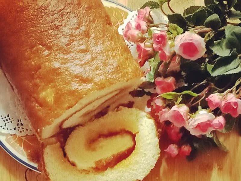 Swiss Roll Filled With Apricot Jam Recipe Samsung Food