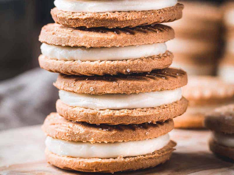 Homemade Biscoff Sandwich Cookies Recipe Samsung Food