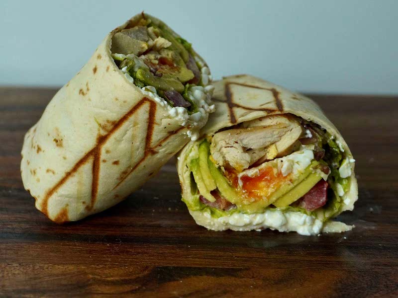 High protein chicken wrap Recipe Samsung Food