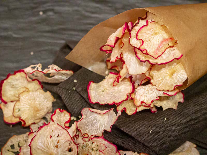 Keto Radish Chips Recipe Samsung Food