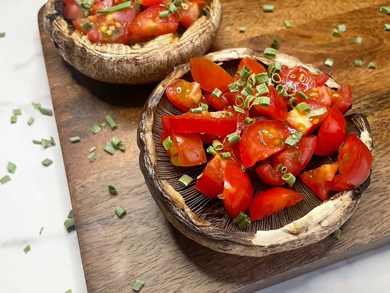 Grilled Portobello Bruschetta Recipe Samsung Food