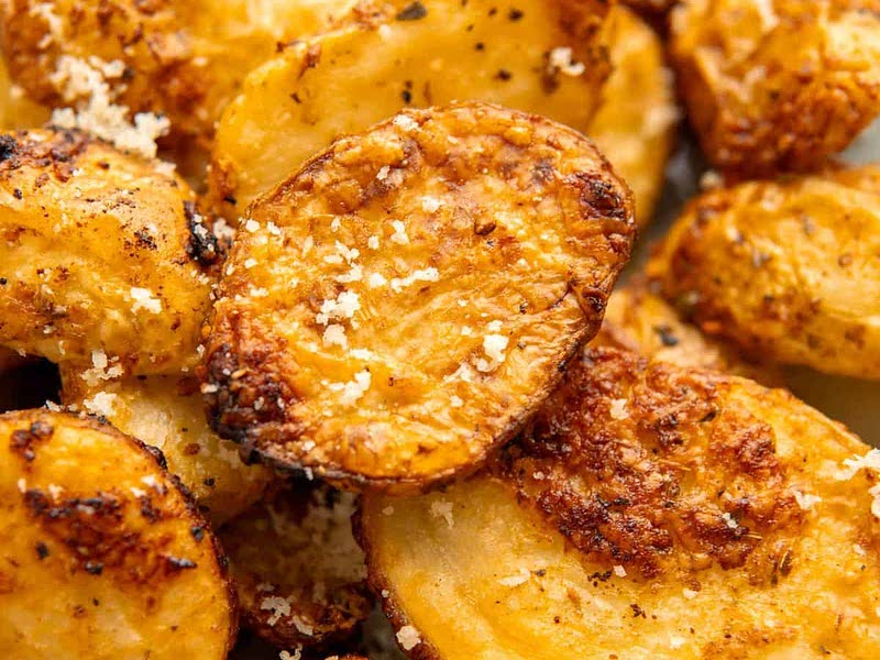 Air Fryer Parmesan Potatoes Recipe Samsung Food