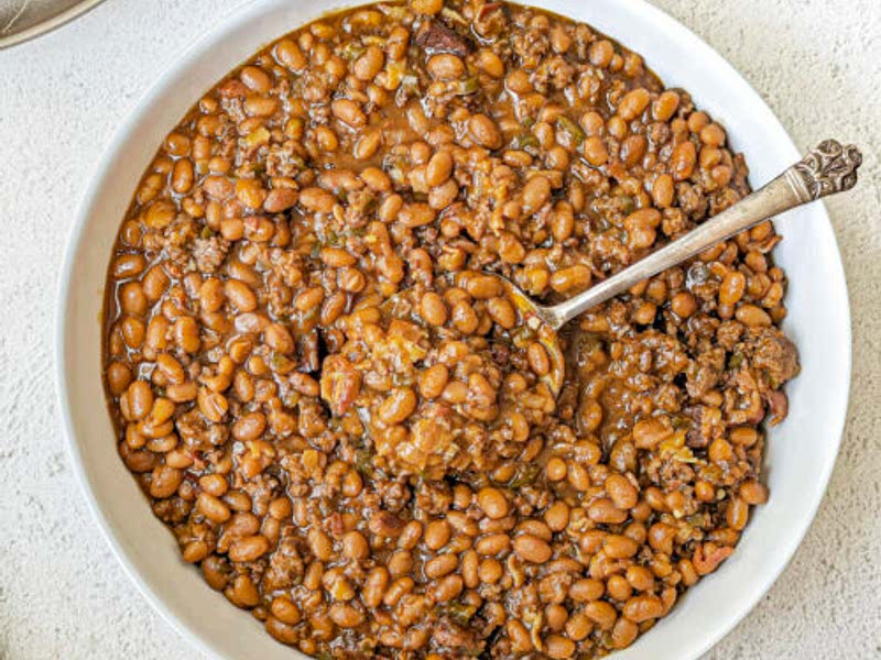 Baked Beans with Hamburger Recipe Whisk