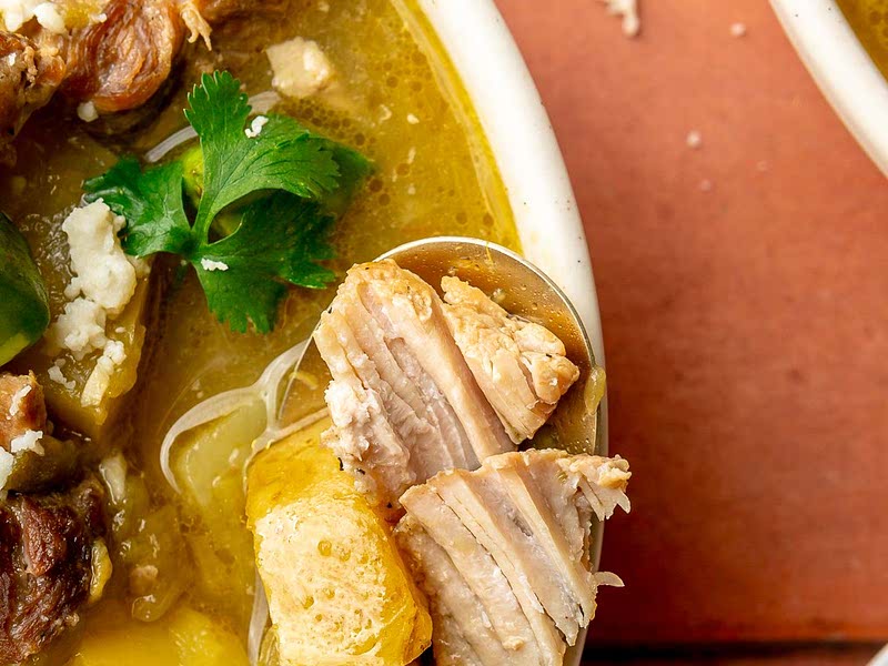 5Ingredient Instant Pot Green Chile Stew Recipe Whisk