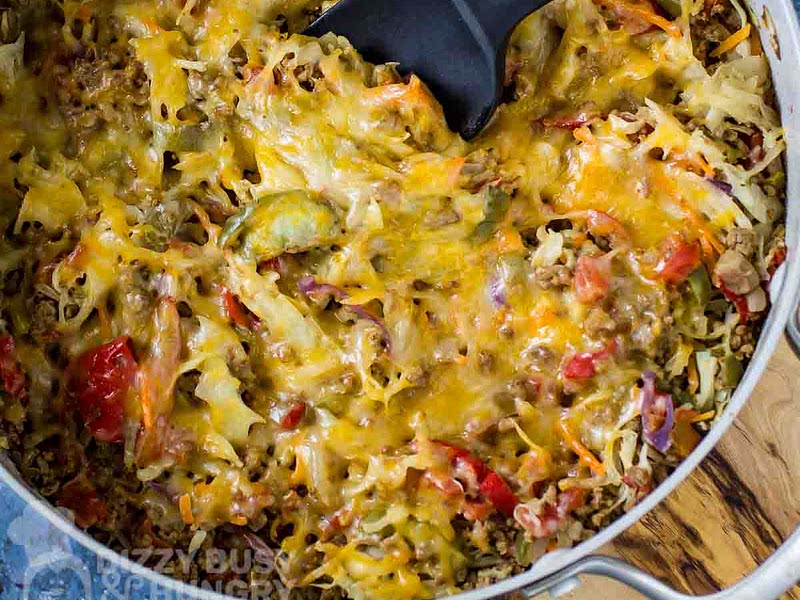 One Skillet Stuffed Cabbage Casserole Recipe Whisk