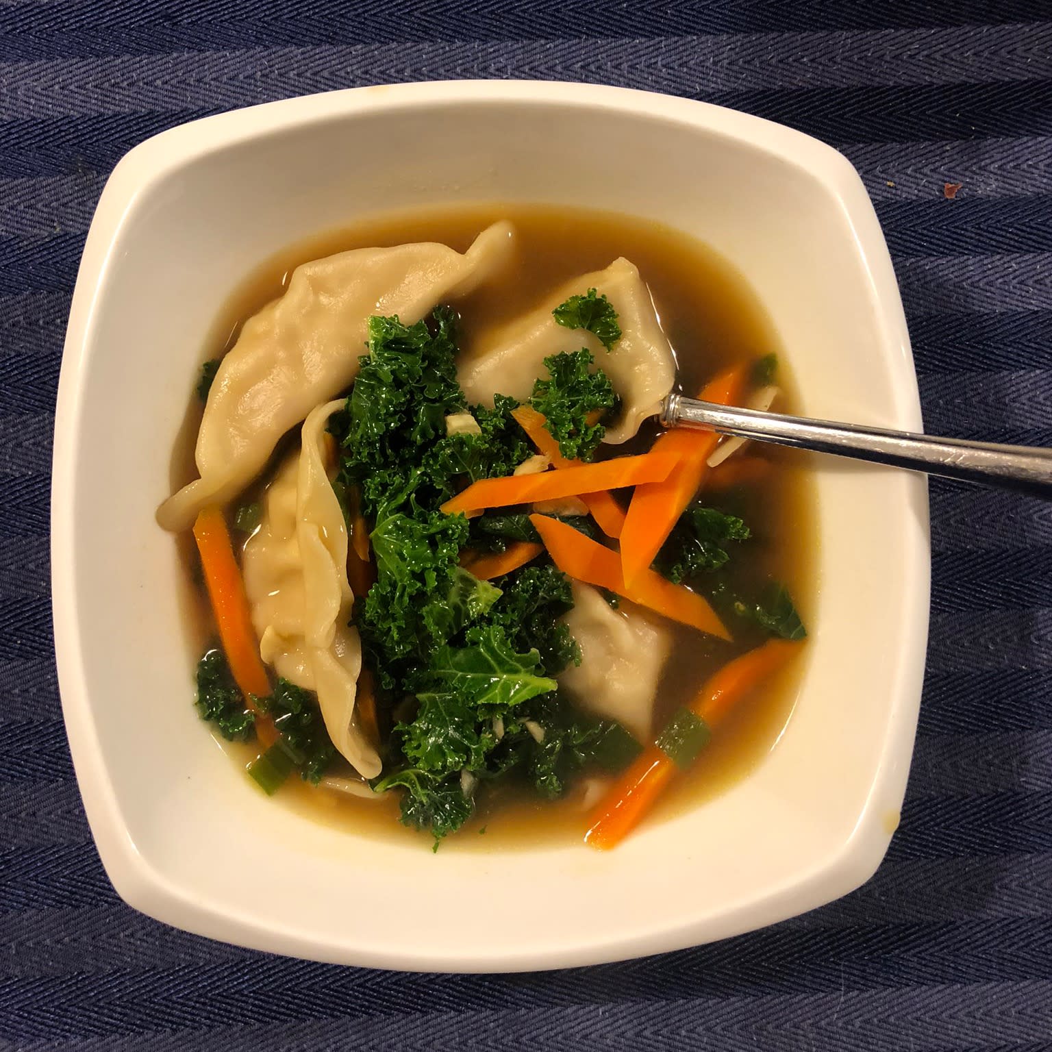 Easy Dumpling Soup (Potsticker Soup)