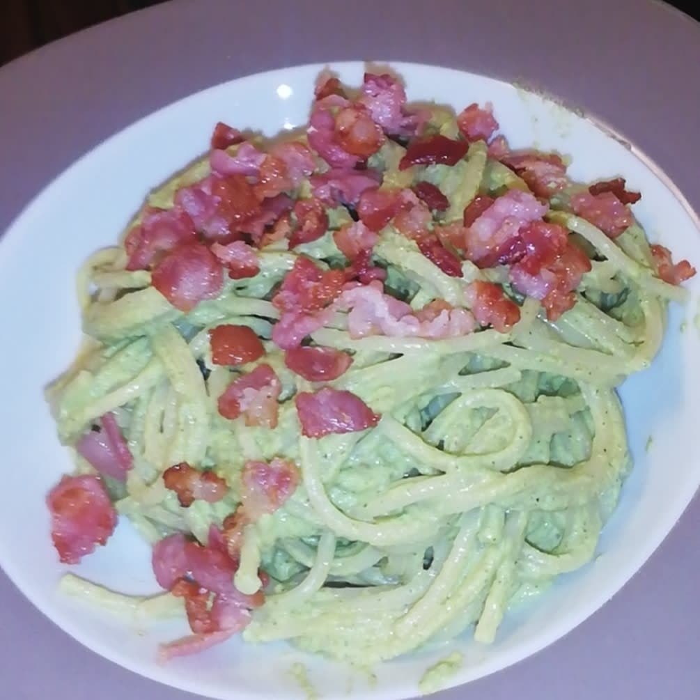 GREEN BACON PASTA Recipe Samsung Food