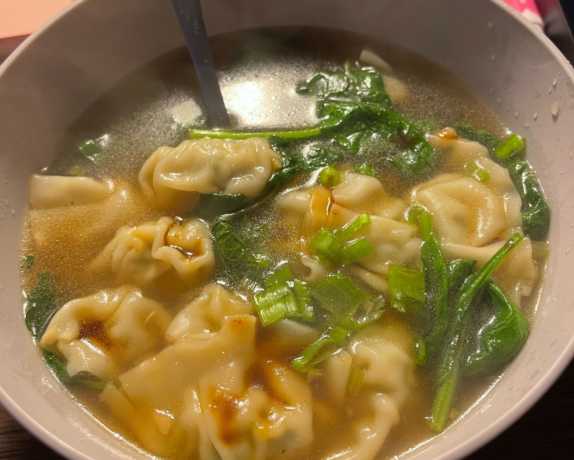 Easy Dumpling Soup (Potsticker Soup)