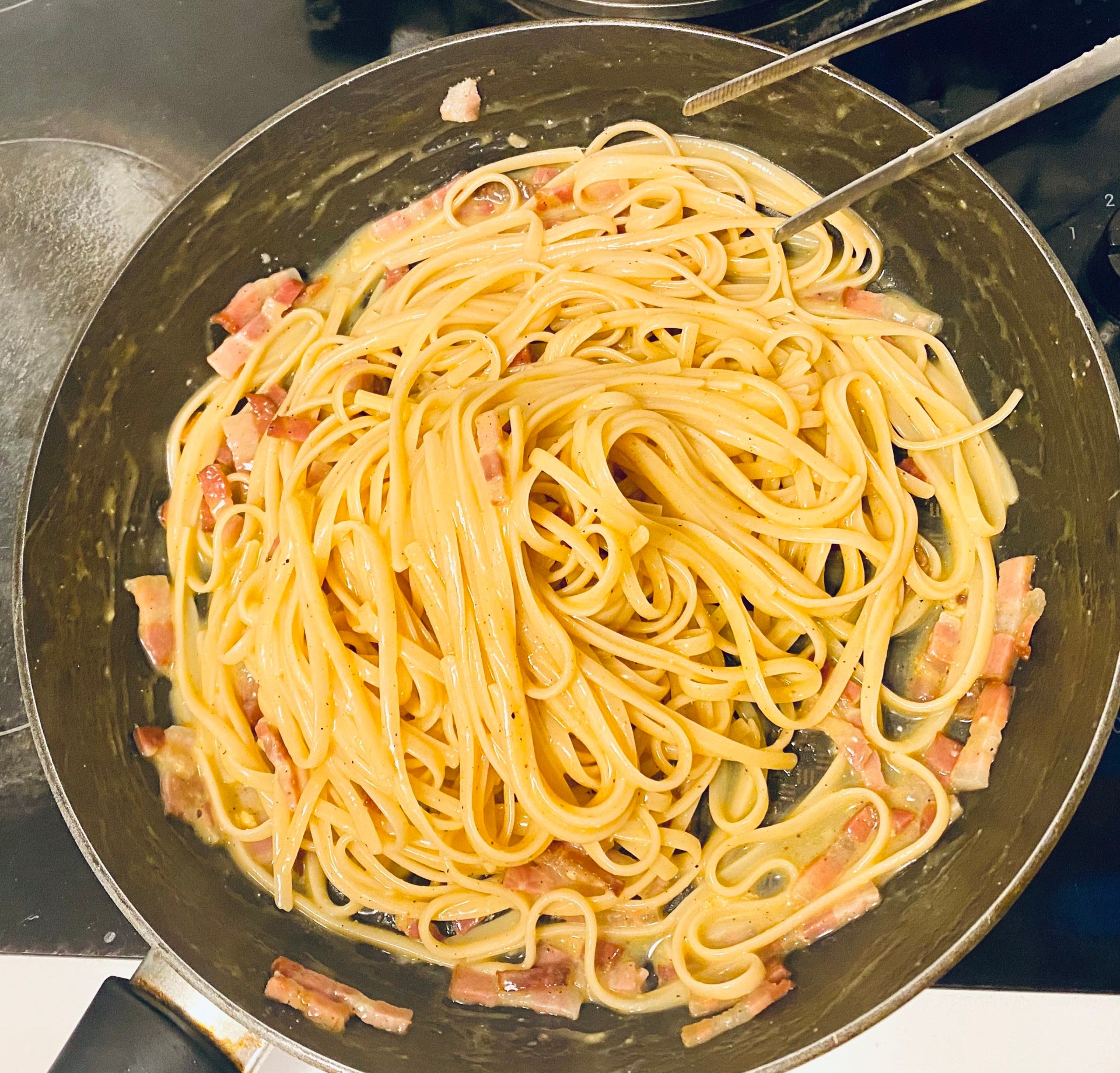 Real Spaghetti Carbonara by Antonio Carluccio Recipe Samsung Food App