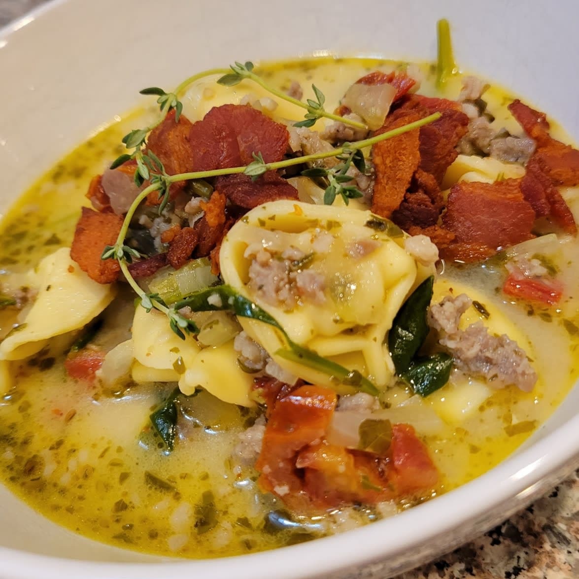 Pesto Tortellini Zuppa Toscana Recipe Samsung Food