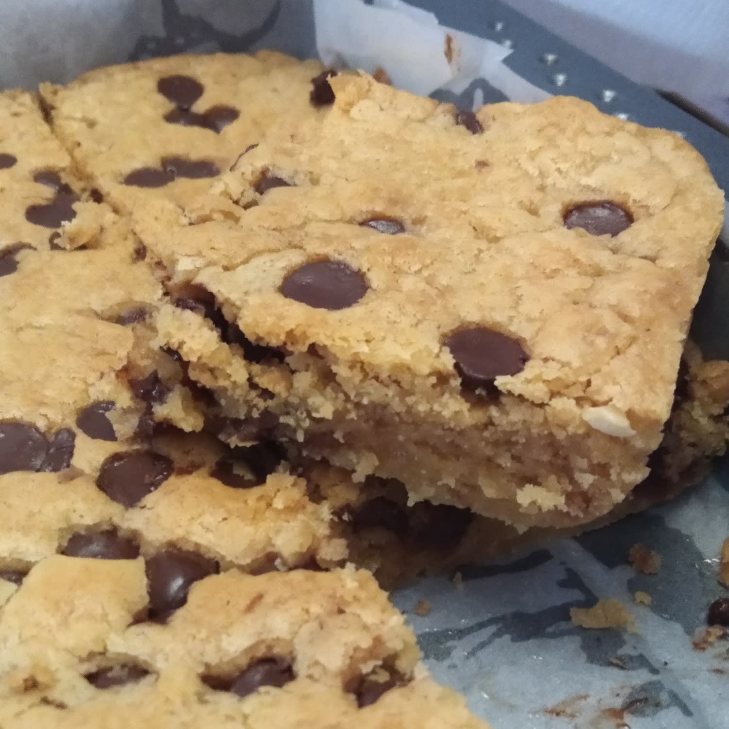 Chocolate Chip Cookie Bars Recipe - Whisk