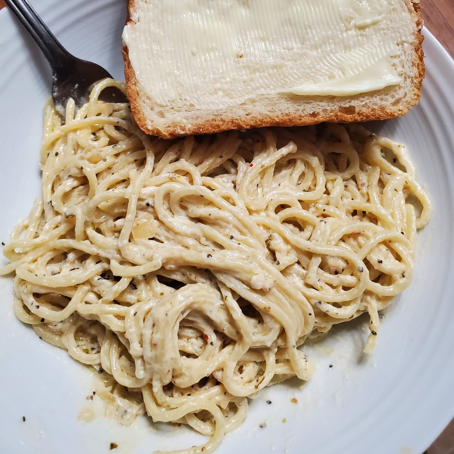 White Wine Garlic Butter Bucatini Recipe Whisk