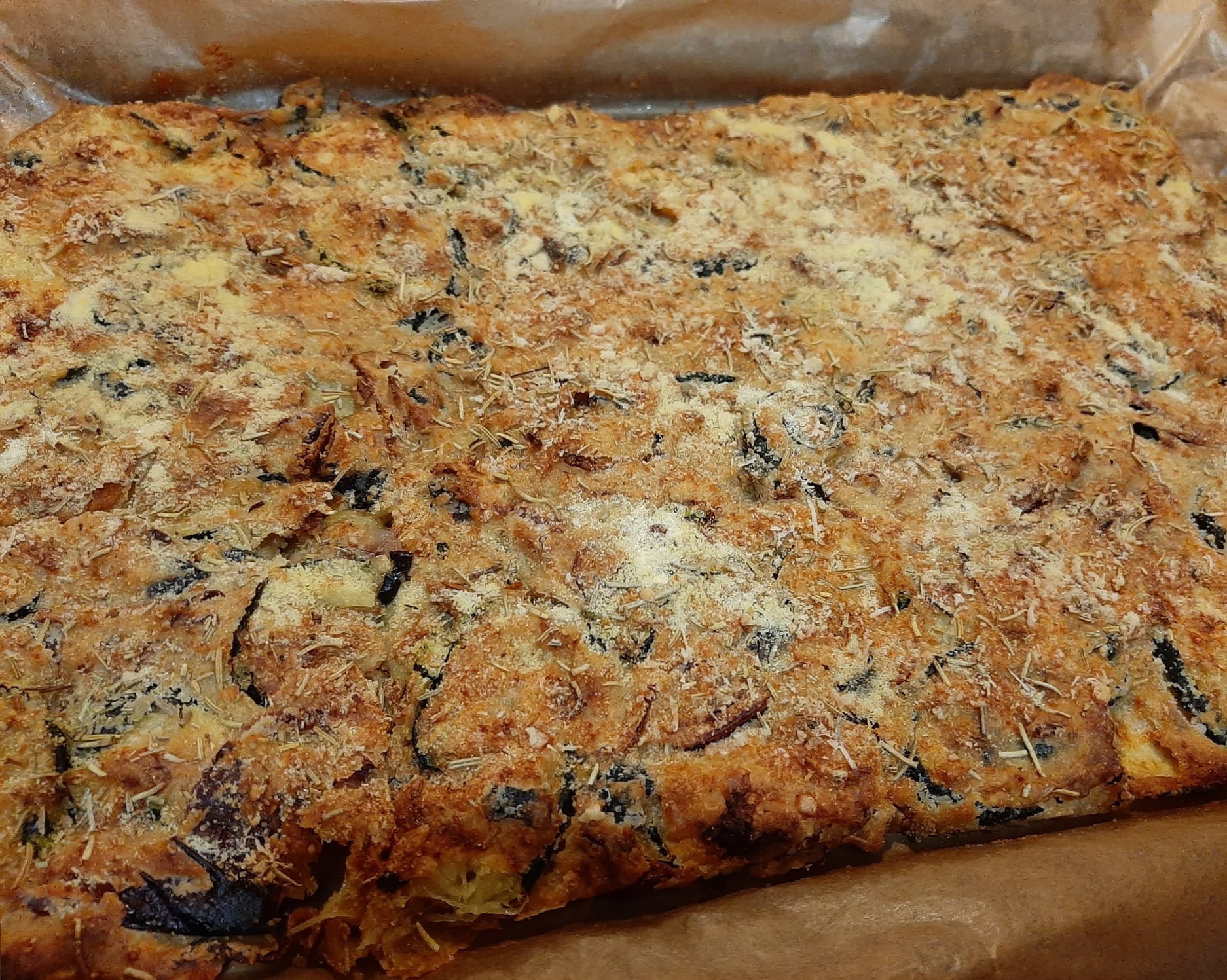 CRISPY ZUCCHINI FOCACCIA (SCARPACCIA) Recipe - Samsung Food