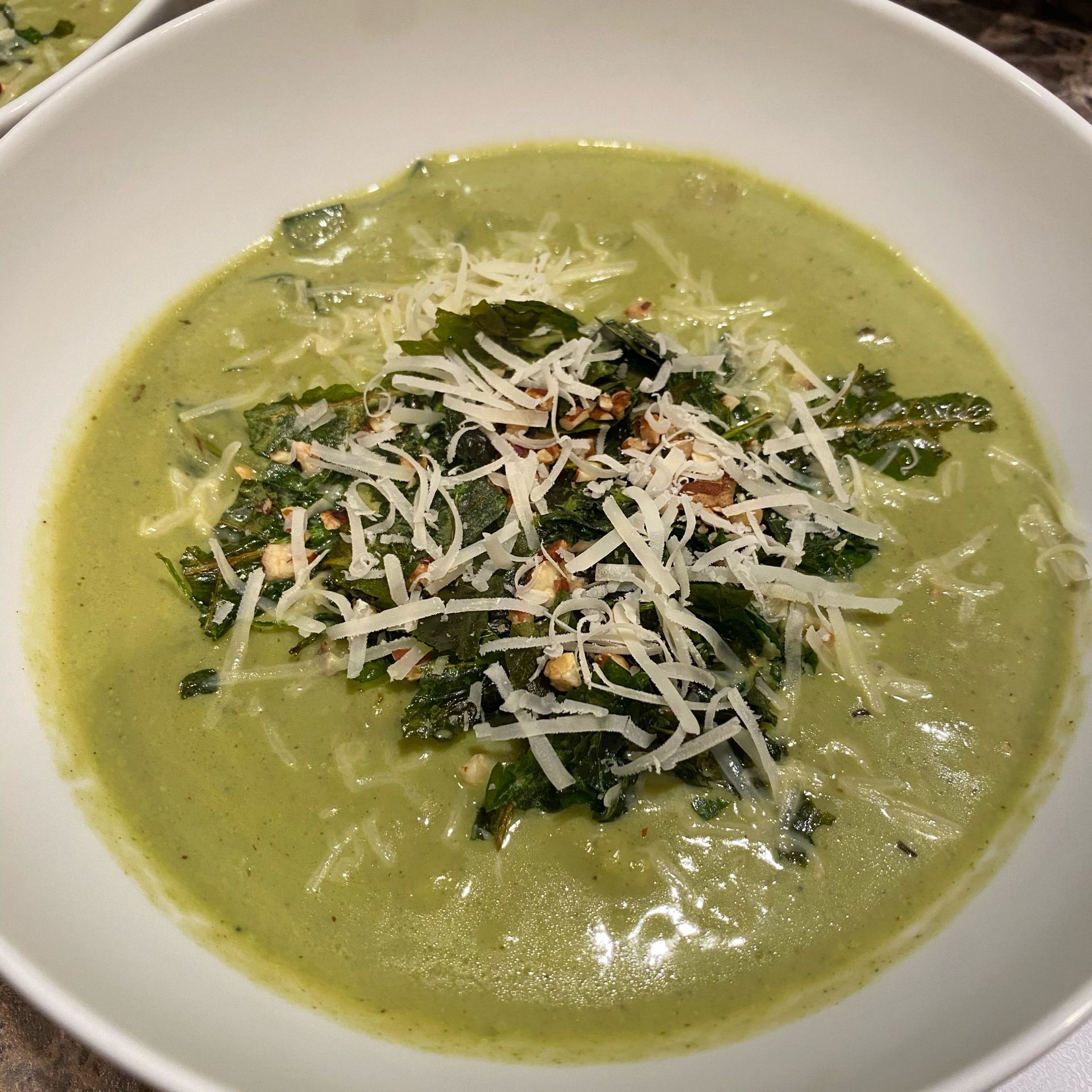 Cauliflower Kale Soup Recipe - Whisk