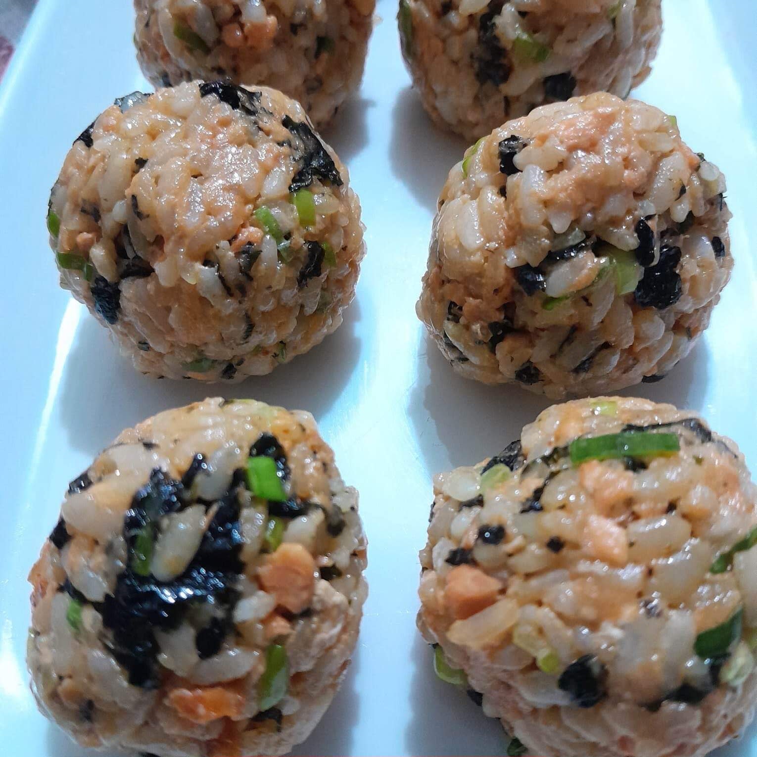 Delicious Salmon Rice Balls Recipe Whisk