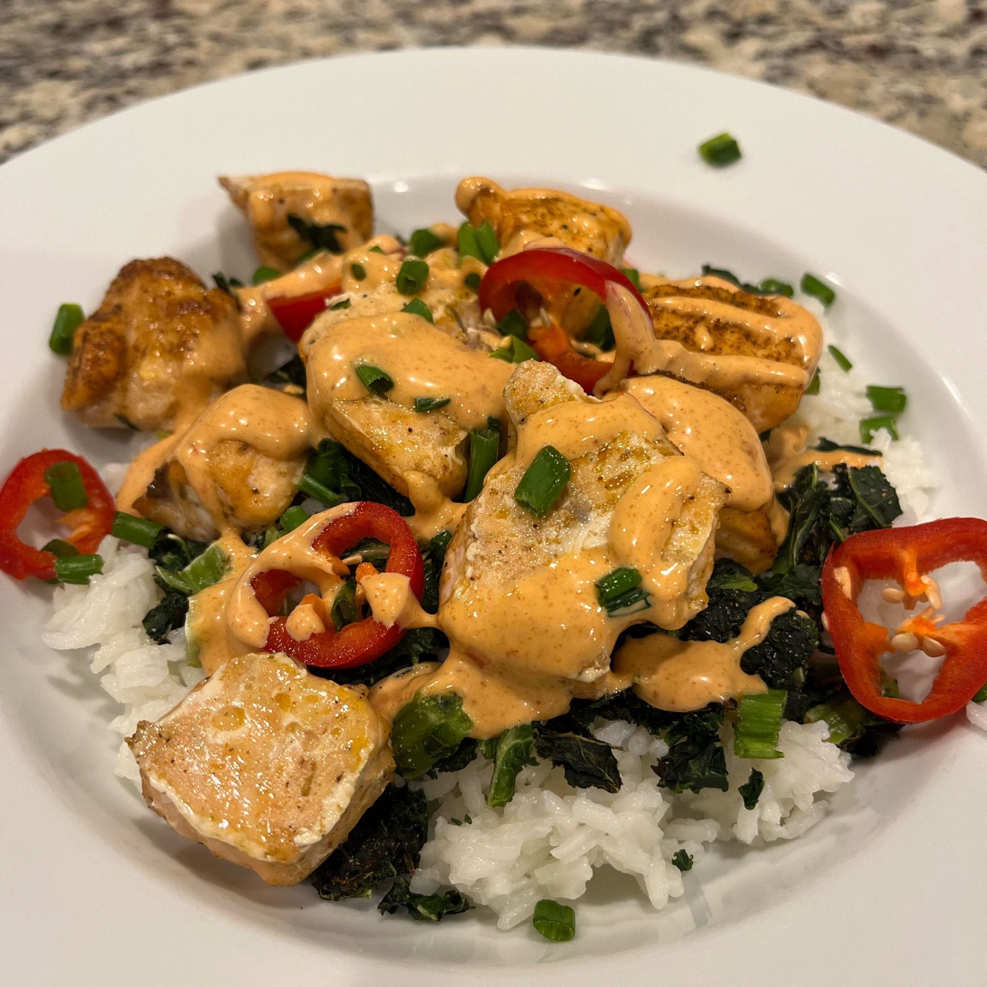 Firecracker “Bang Bang” Salmon Bites Recipe Whisk