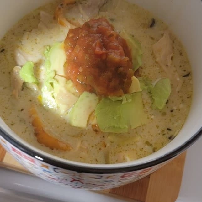 Crock Pot Green Enchilada Chicken Soup Recipe Samsung Food