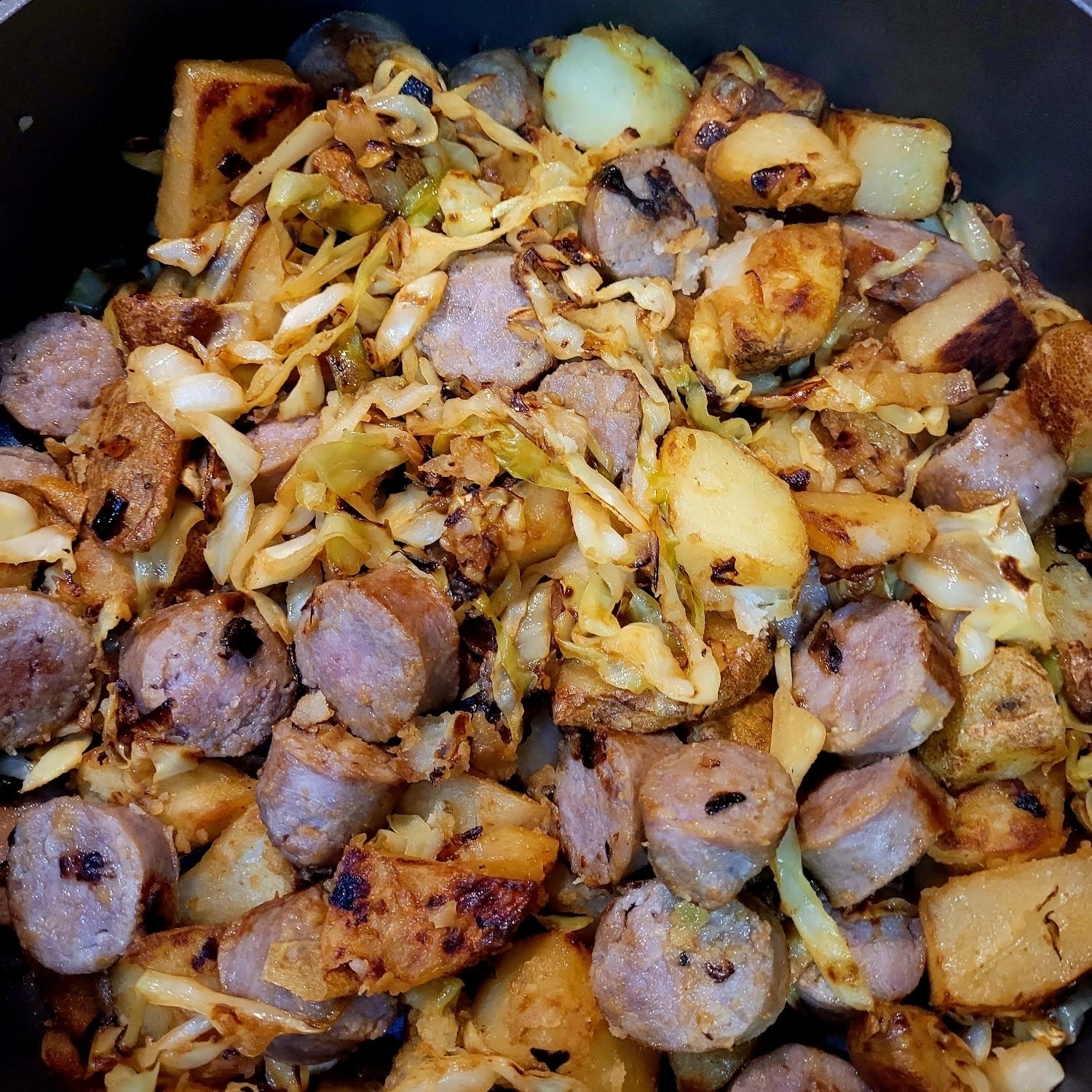 Sweet Mustard Brats and Cabbage Recipe Whisk