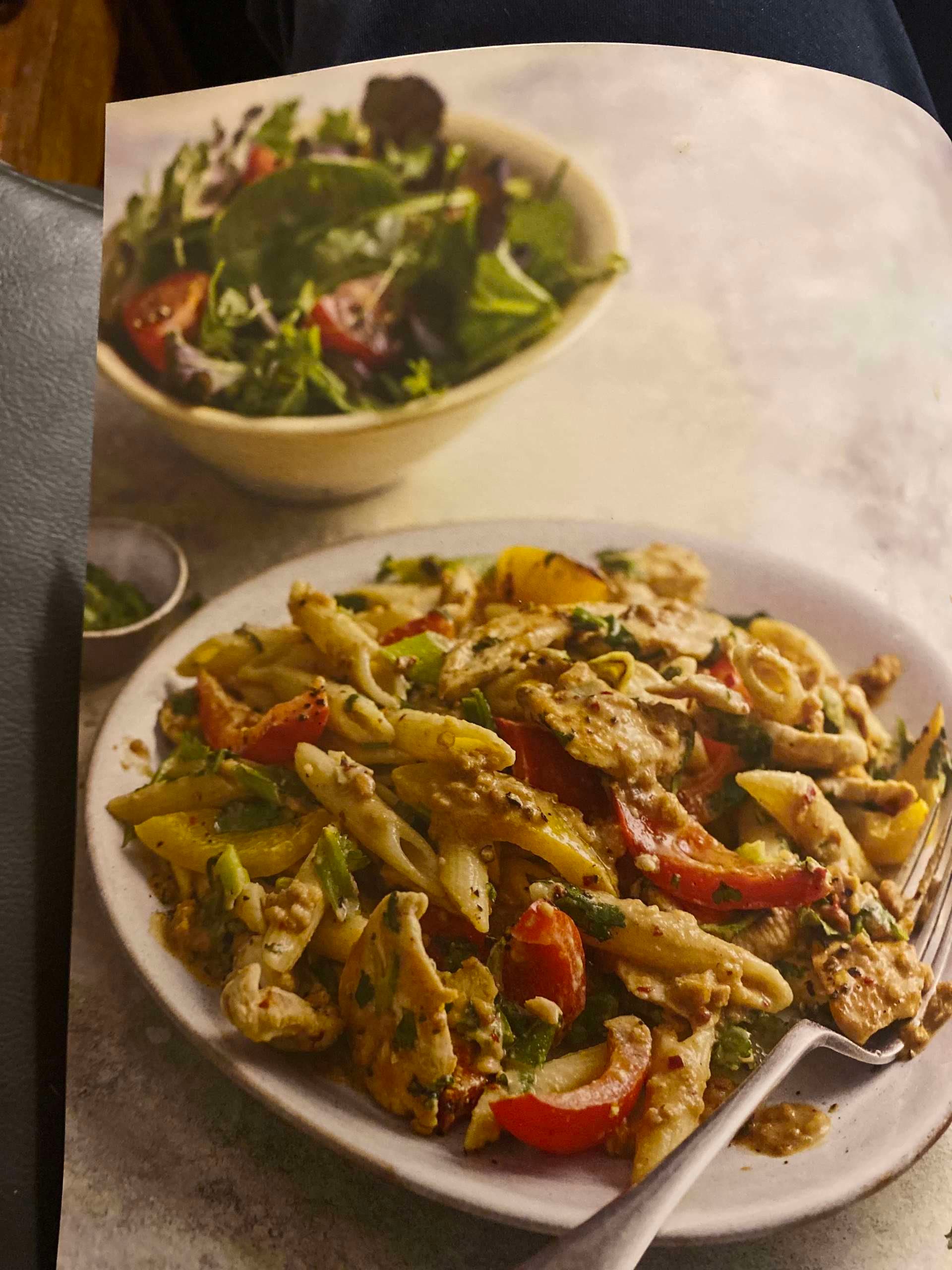 Peanut butter chicken pasta Recipe Samsung Food