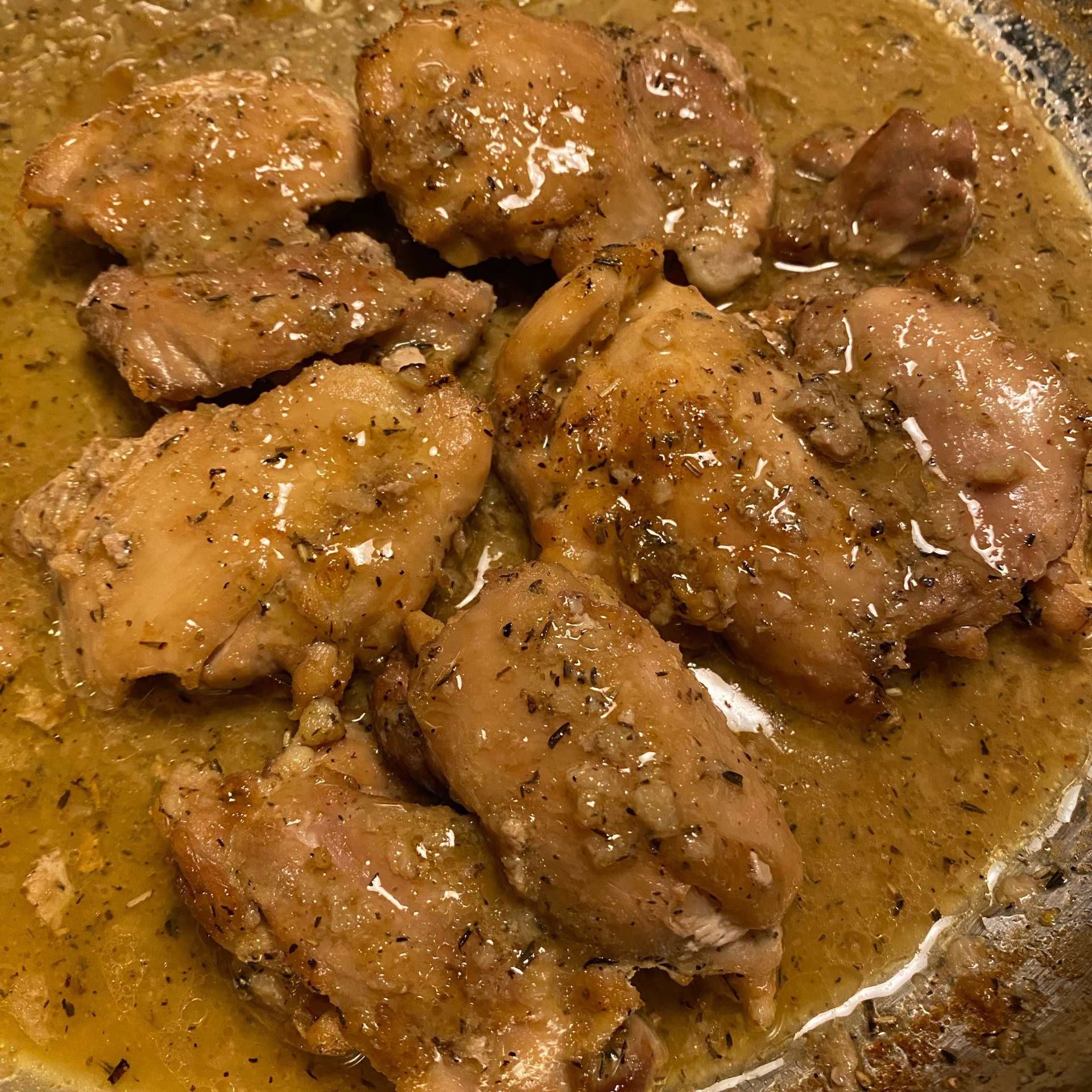 Crispy Garlic Boneless Chicken Thighs (Stove Top) Recipe Samsung Food