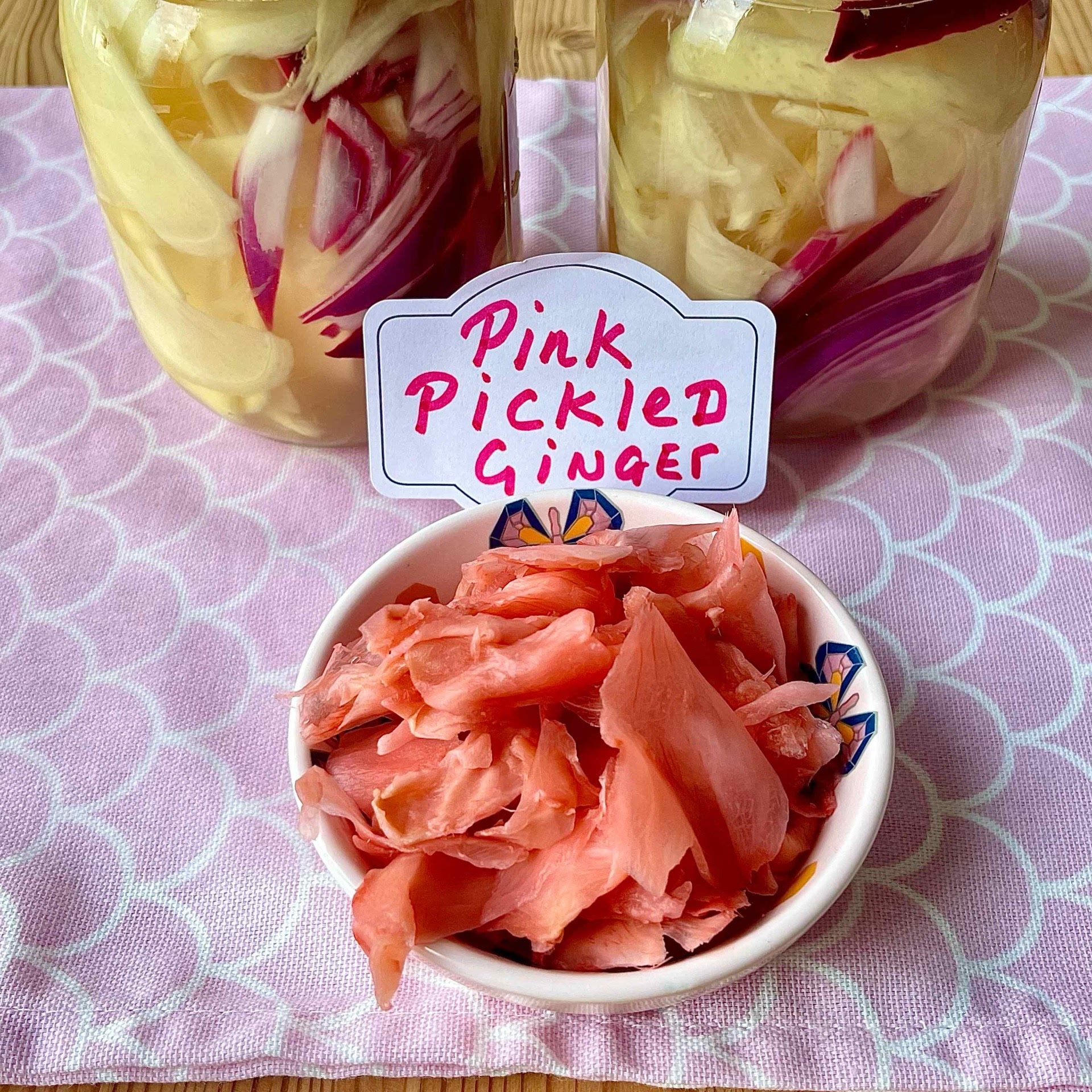 Pink Pickled Ginger Recipe Whisk