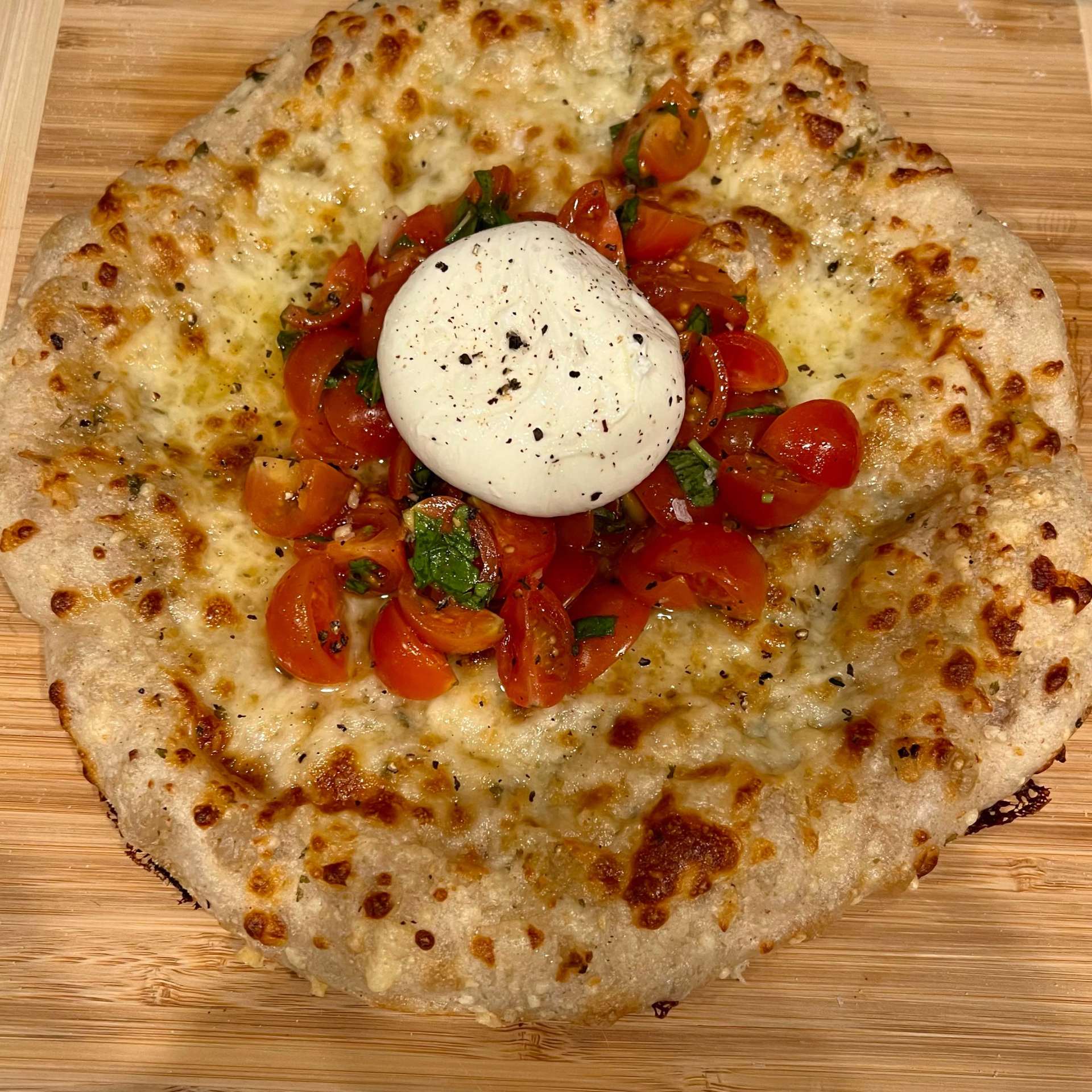 Marinated Tomato Burrata Pizza Recipe Samsung Food